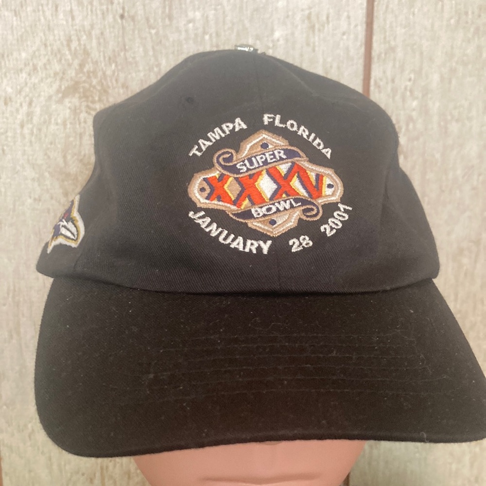 2001 Super Bowl hat. Baltimore Ravens